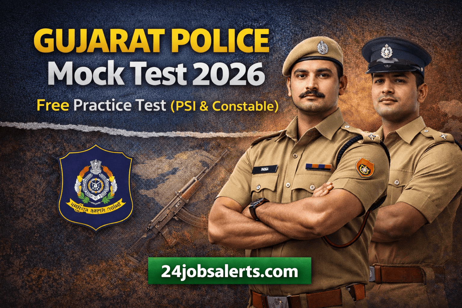 Gujarat police mock test 2026 free